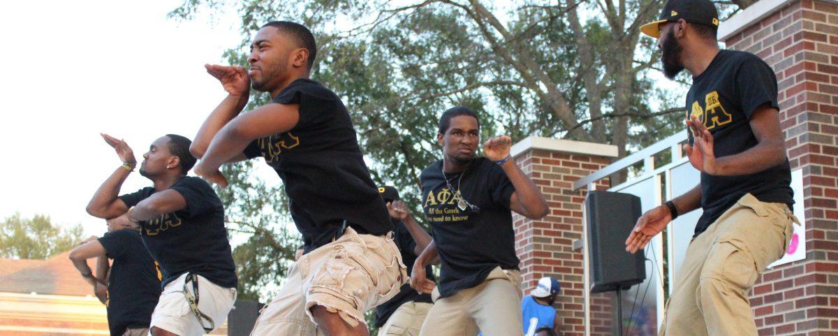 The Alpha Phi Alpha fraternity was the overall winner in Bear Den’s second annual dance competition on Monday night. The 2013 All Greek Stroll Off began at approximately 7 p.m. at the amphitheater stage and ended at about 8:30 p.m. Delta Sigma Theta sorority took first place in the National Pan-Hellenic division, and Alpha Sigma Alpha sorority won theRead More