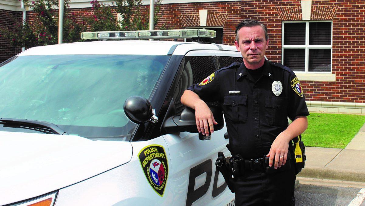 Michael Hopper is the communications officer of the UCA police department. During school hours, he spends his time in his office providing students with information and communicating to the public regarding what is happening in his department. Outside the office, Hopper describes himself as an old soul who listens to the radio, prunes his yardRead More