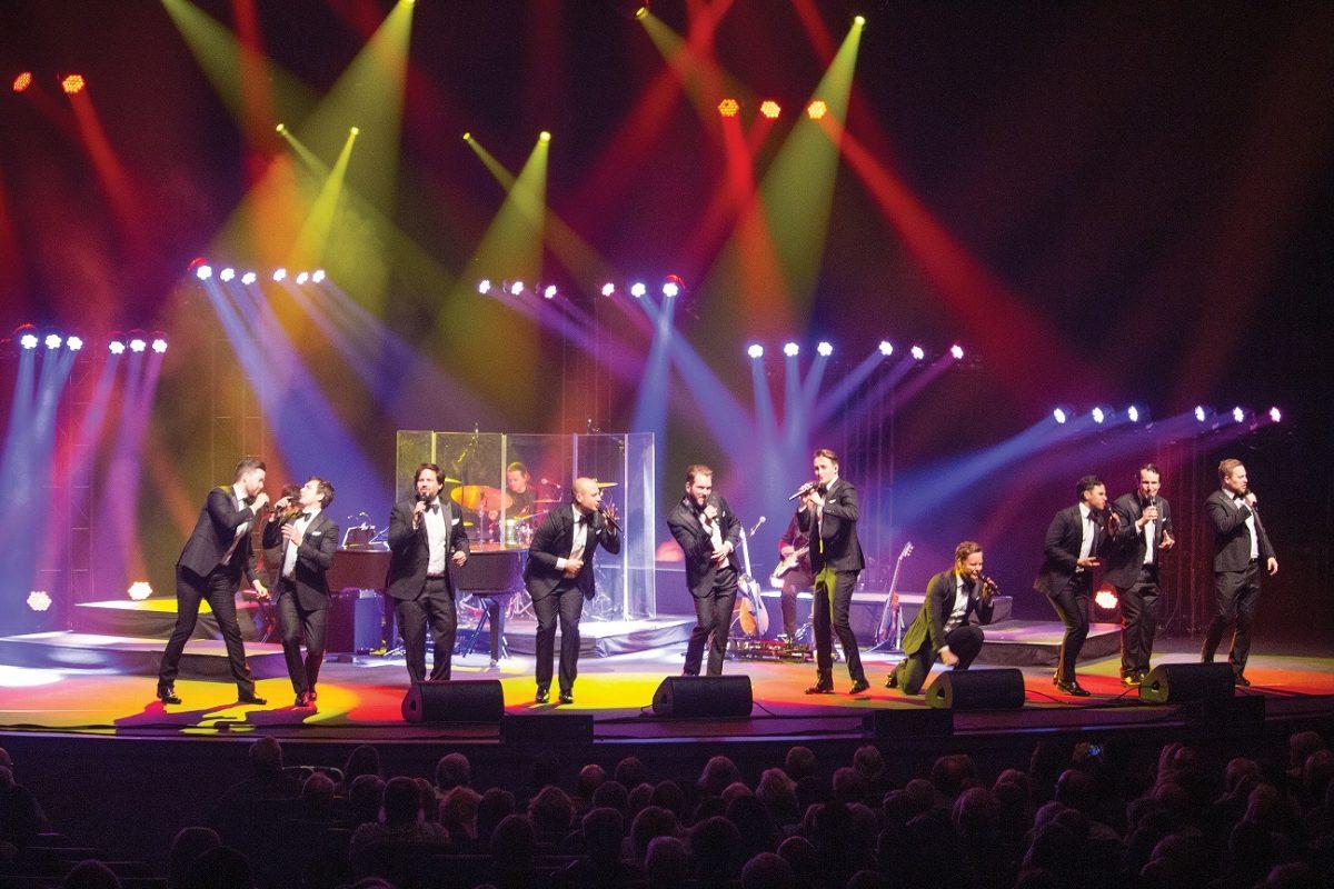 The TEN Tenors, an Australian music group, performed a mix of classic and modern hits during their performance at Reynolds Performance Hall Nov. 13. The group’s performance lasted over two hours and concluded with three encores.