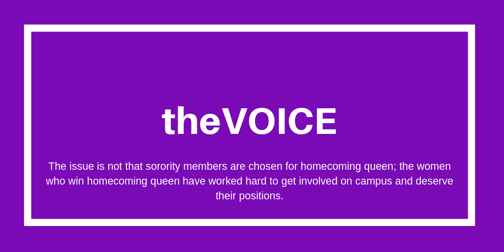 Homecoming queen position should be open to all RSOs