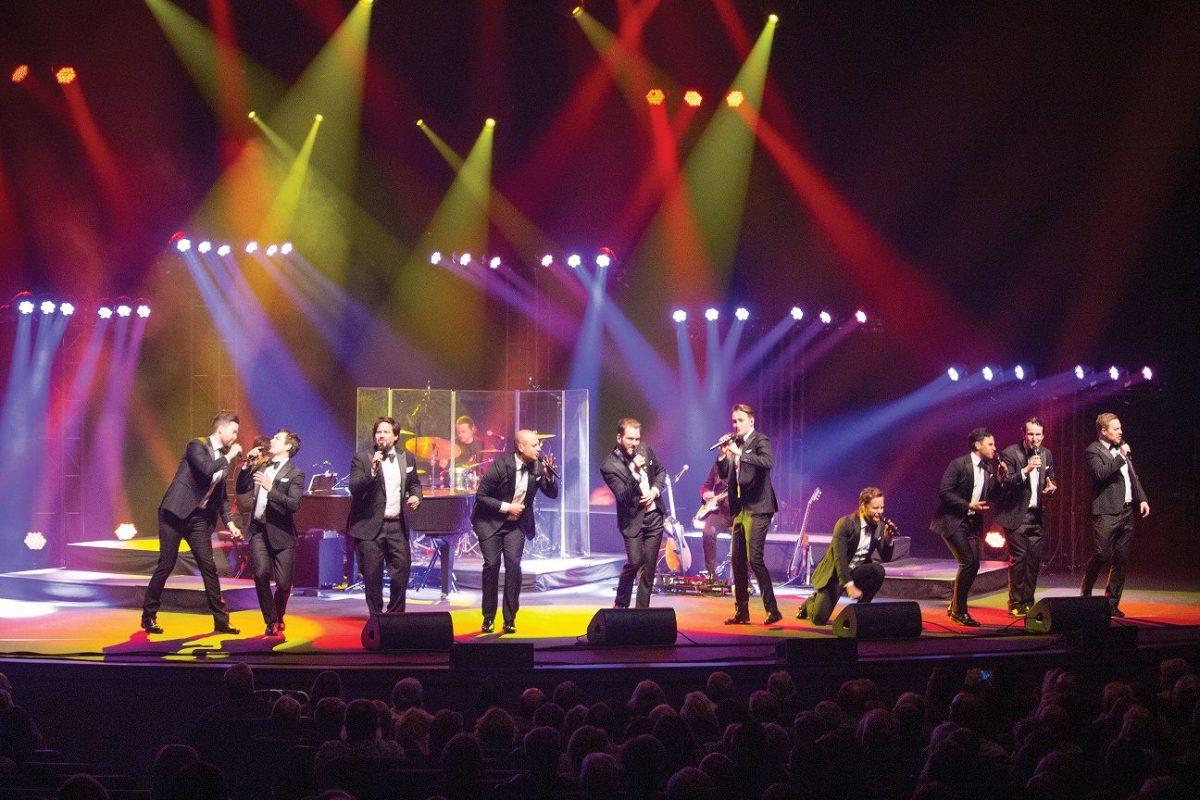 The TEN Tenors, an Australian music group, performed a mix of classic and modern hits during their performance at Reynolds Performance Hall Nov. 13. The group’s performance lasted over two hours and concluded with three encores.