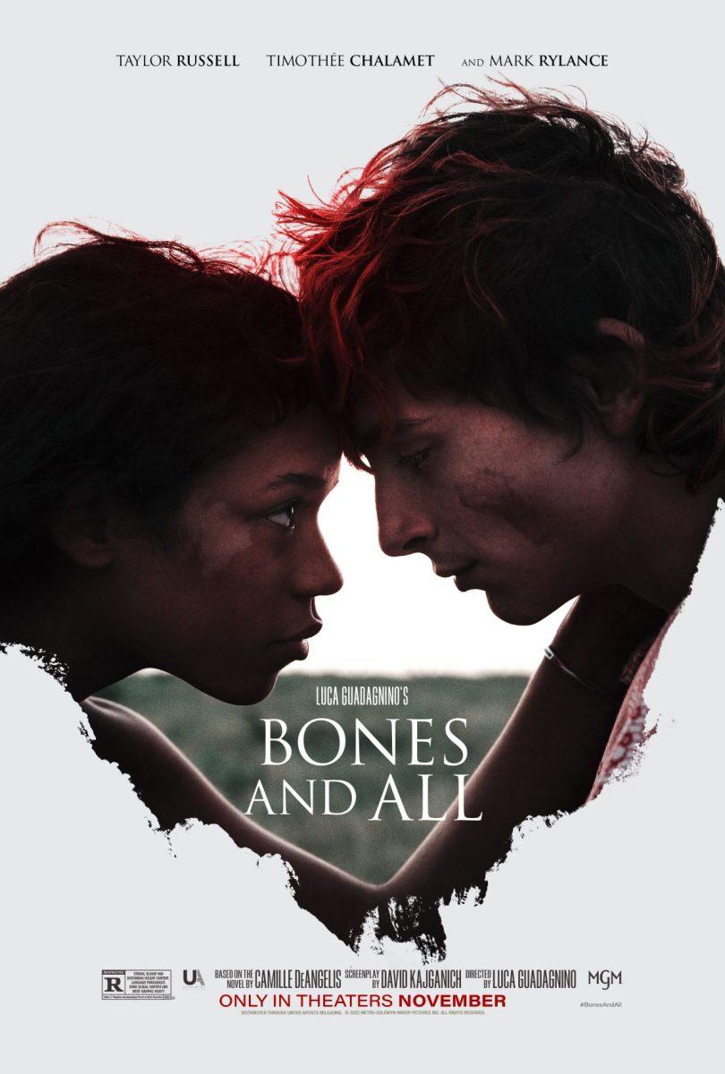 Timothée Chalamet (left) and Taylor Russell star as Lee and Maren in “Bones and All.” The film portrayed the romance of the two cannibals.