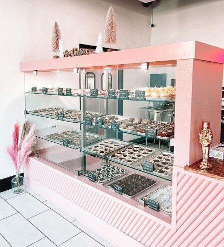 Kassi's Cookies display case is full of festive treats Nov. 13 for the business's "Christmas Open House."