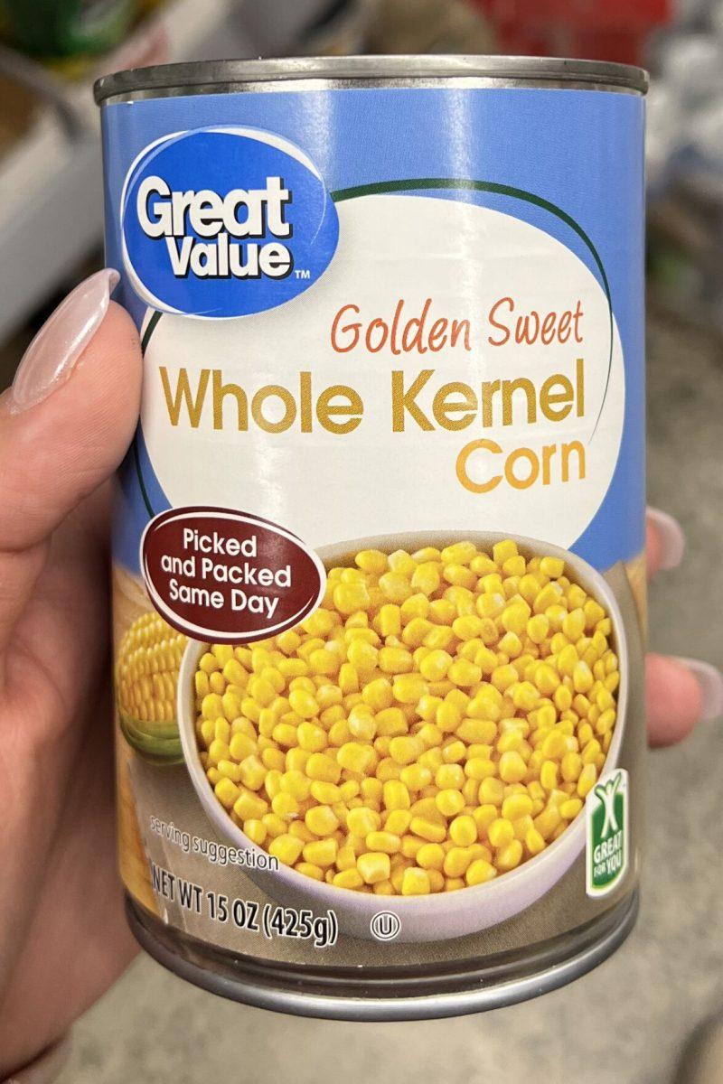 Great Value Whole Kernel Corn, Canned Vegetables, 14.5-15 ounce for $0.50