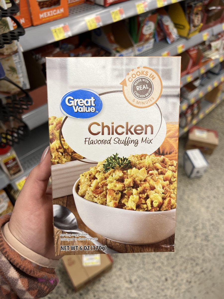 Great Value Chicken-Flavored Stuffing Mix, 6 ounces for $0.88