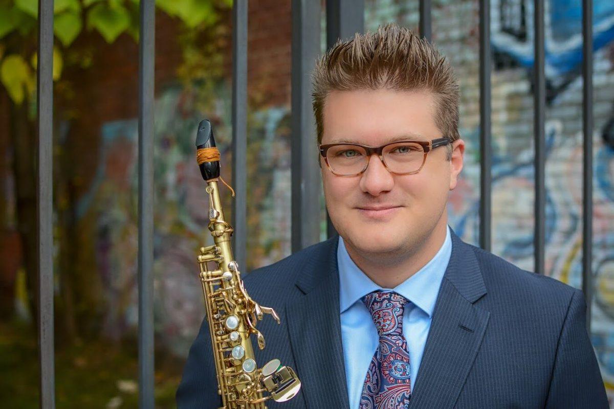 Matthew Taylor is an associate professor of saxophone. He gives private lessons to students interested in learning how to play the instrument.