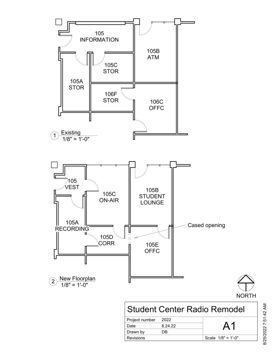The station replaces unused storage, the ATM room and the concierge desk in the Ronnie Williams Student Center. Director of Planning, Design, and Construction Danielle Barron said the construction cost was $60,600.