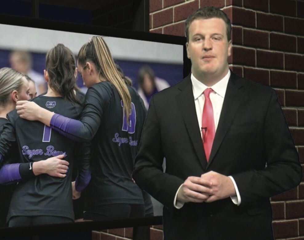 Junior Austin Wader reports on sports events for News 6. Wader also reports on the weather and has a podcast about sports. 