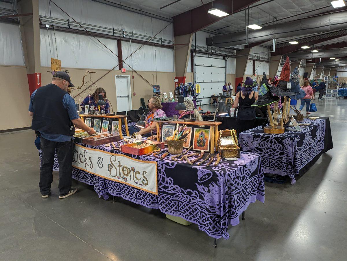 Vendors filled the Expo Center with crystals and other metaphysical gadgets at the Enchanted! Market Nov. 18 and 19. 