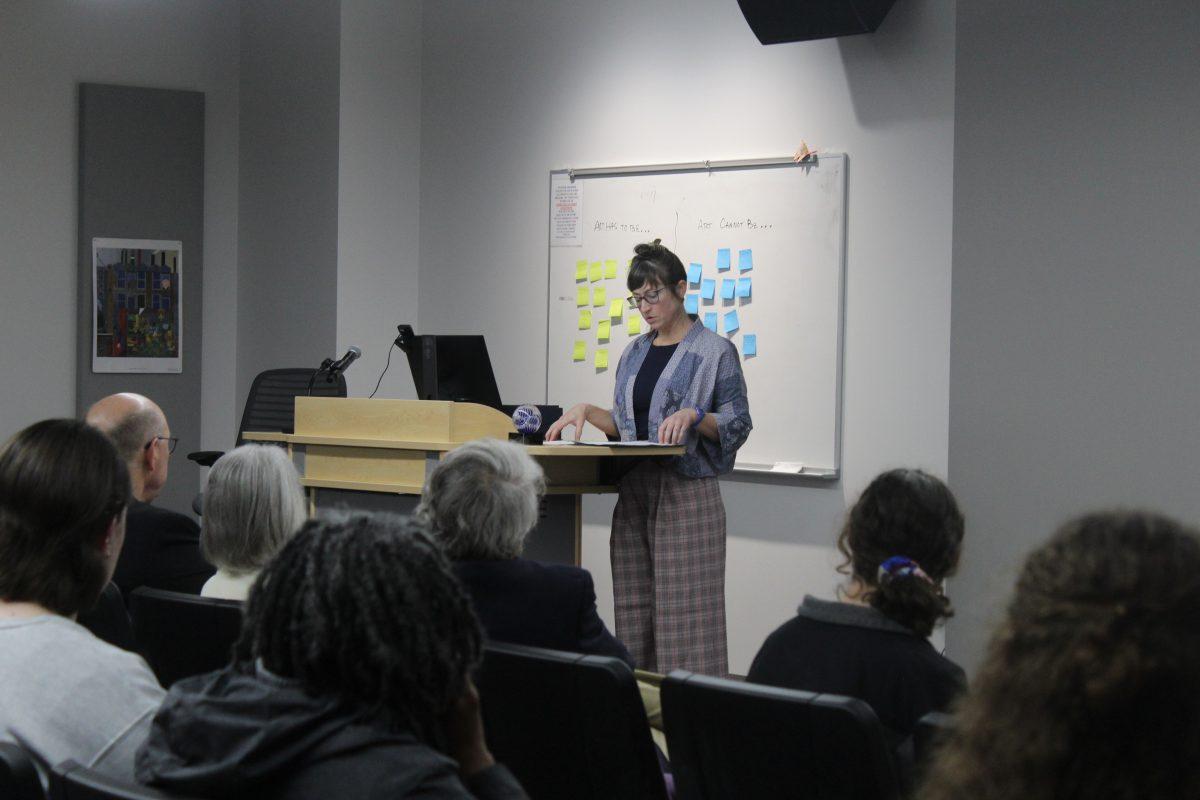 Author Jen Fawkes reads an excerpt from her epic novel "Daughters of Chaos." Fawkes' next novel will be available in July.