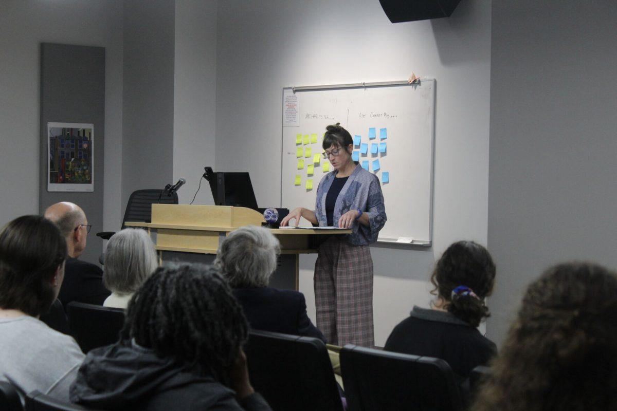 Author Jen Fawkes reads an excerpt from her epic novel "Daughters of Chaos." Fawkes' next novel will be available in July.