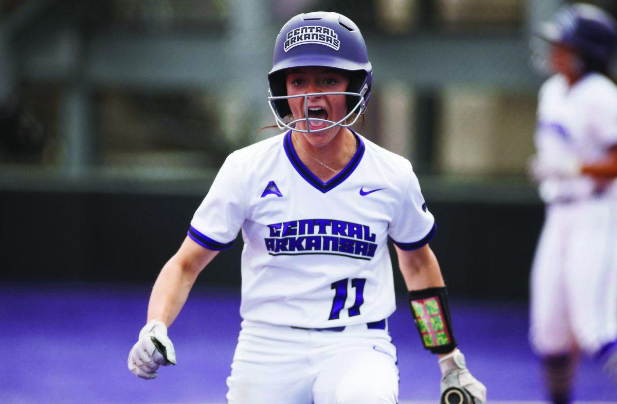 Junior infielder Kylie Griffin walks up to home plate with bat in hand. Griffin has made a total of seven runs so far this season.