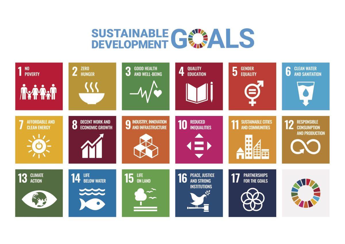 This infographic shows the 17 goals the United Nations adopted in 2015 with the hope of achieving them by 2030. UCA recently joined the University Global Coalition, which works with the UN to promote the goals.