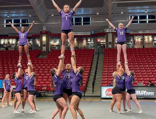The UCA STUNT team forms into three formations during the pyramids and tosses round. The STUNT team's first season ended with a record of three wins and 15 losses. The team's longest losing streak was 11 losses, lasting from March 3 to April 13.