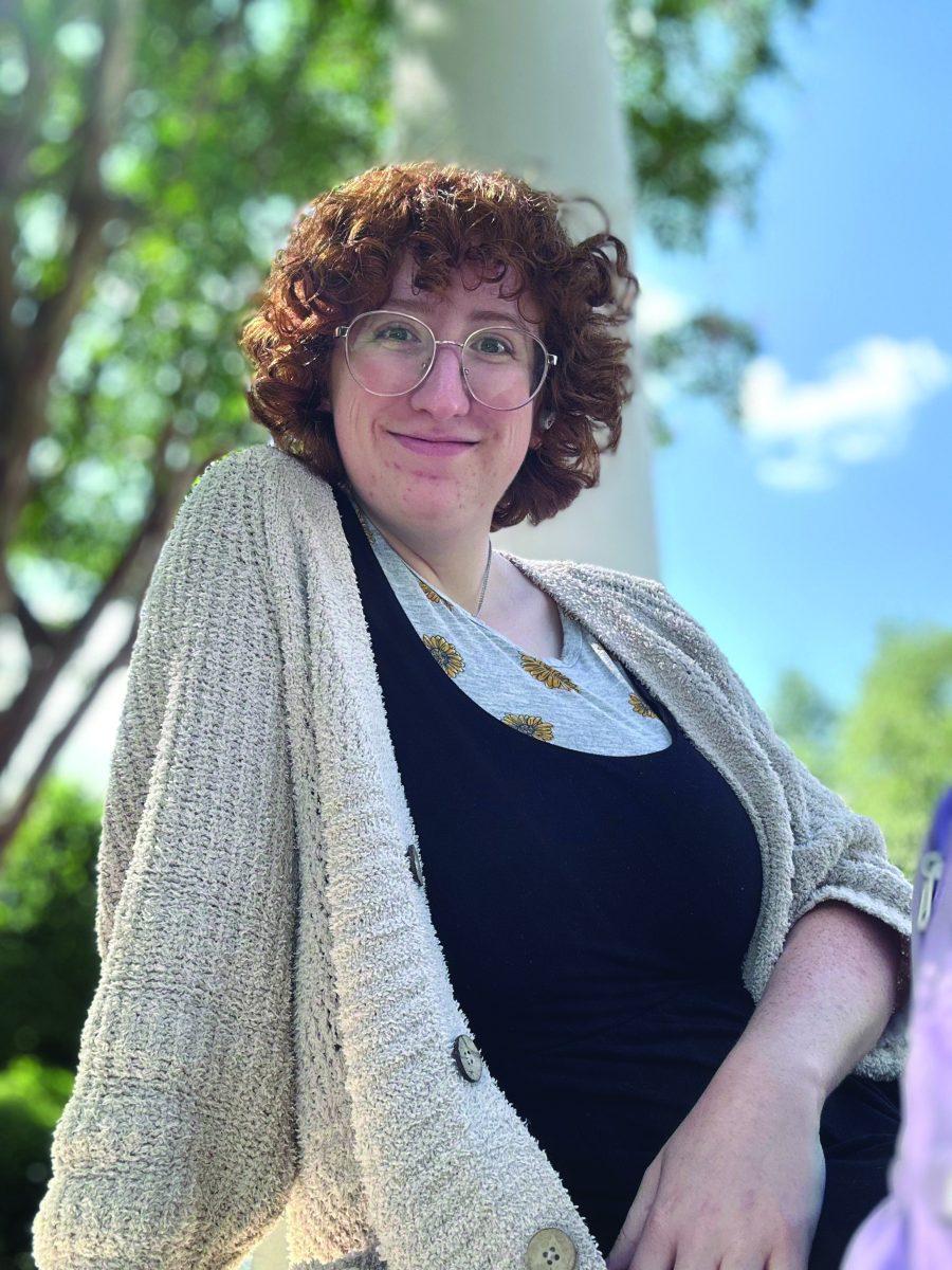 Allison Toomer was encouraged by former professor Mary Ruth Stewart to major in English. She is involved in “The Vortex” and the Autism and Neurodiversity Alliance. 