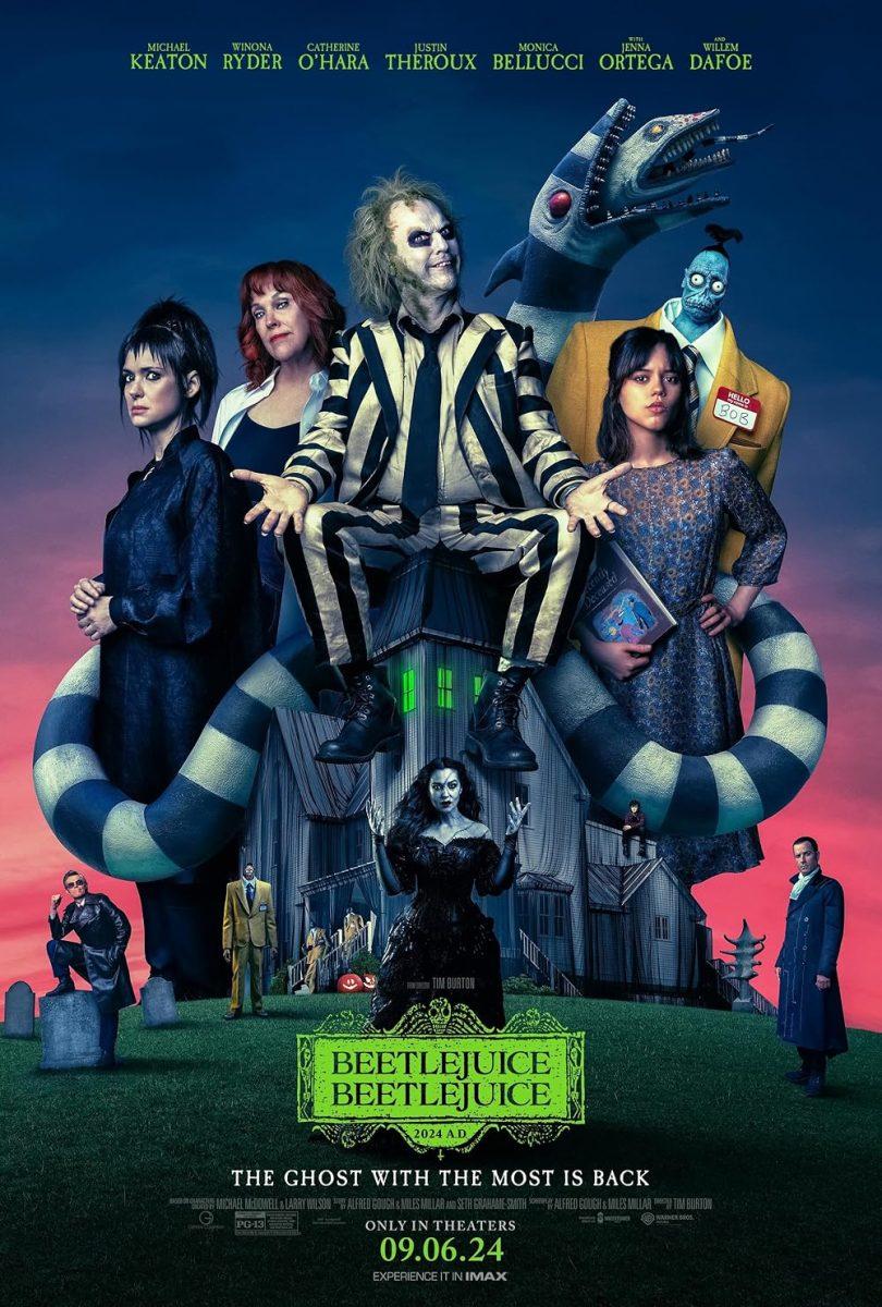 “Beetlejuice Beetlejuice”  is the sequel to the 1988 cult classic “Beetlejuice.”  The film follows the Deetz family and new characters such as Delores (Monica Belluci) through an adventure to the afterlife.