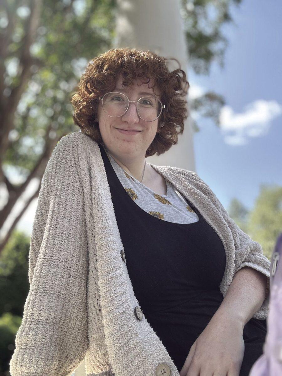Allison Toomer was encouraged by former professor Mary Ruth Stewart to major in English. She is involved in “The Vortex” and the Autism and Neurodiversity Alliance. 