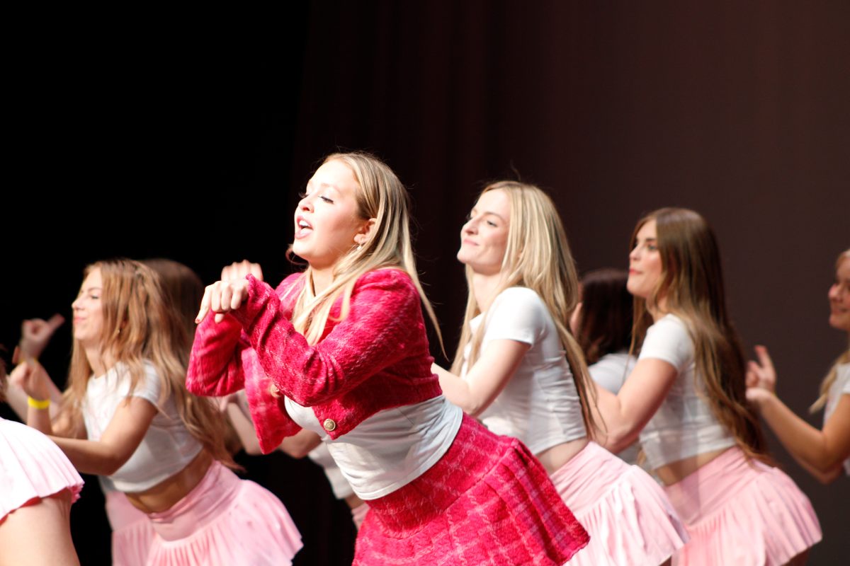 Ella Peppard dresses up as Elle Woods from the movie  “Legally Blonde.” 