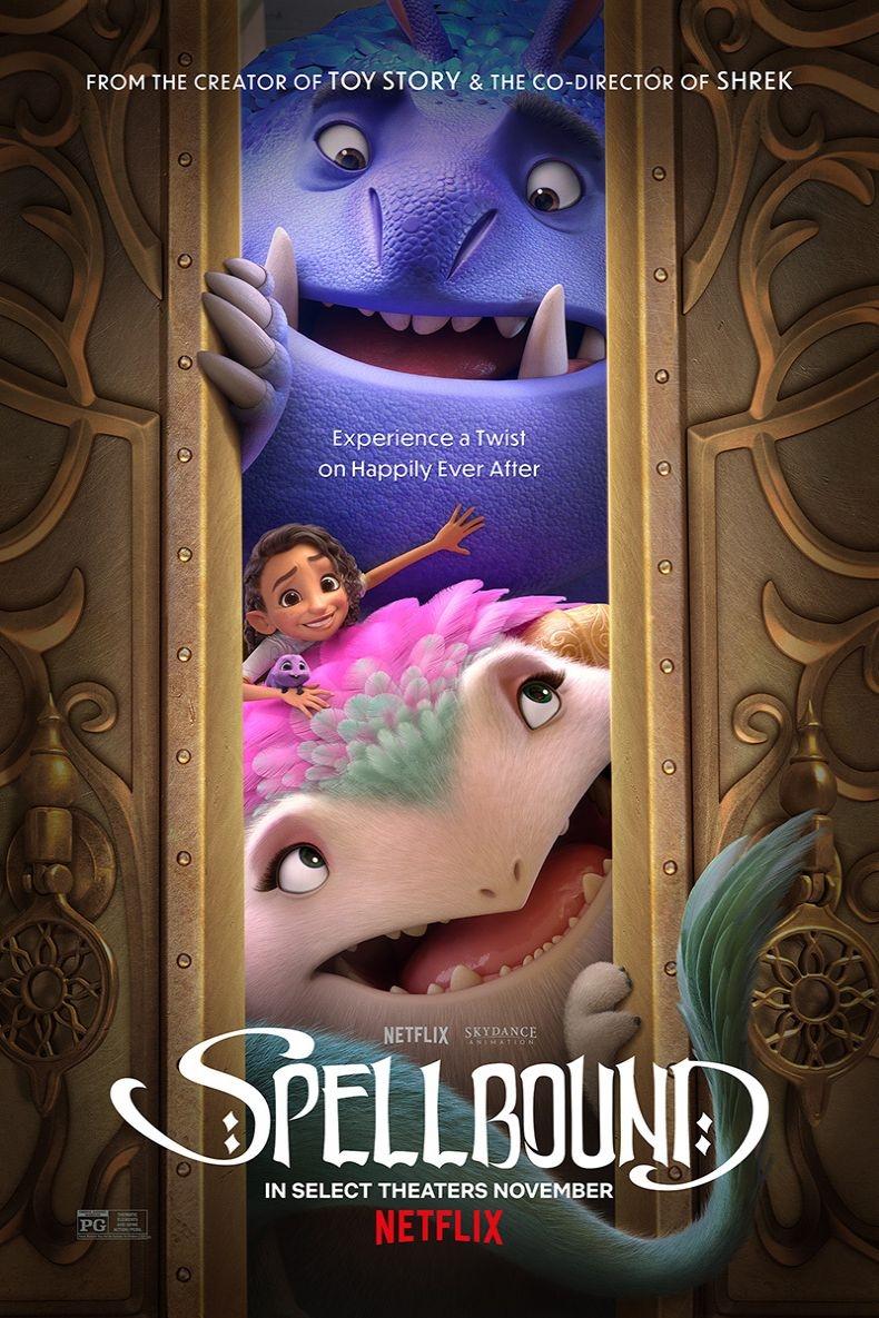 'Spellbound' is set in the magical world of Lambria, where the kingdom's rulers have been cursed to be monsters. It is up to their daughter, Princess Ellian (Rachel Zegler), to find a cure and lift the spell.